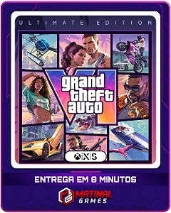 GRAND THEFT AUTO (GTA) 6 ULTIMATE EDITION - (PRÉ-VENDA) - XBOX SERIES X|S - MÍDIA DIGITAL
