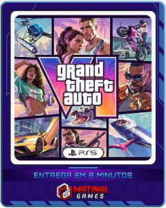 GRAND THEFT AUTO (GTA) 6 - (PRÉ-VENDA) - PS5 - MIDIA DIGITAL
