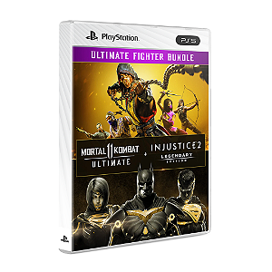 Pacote Mortal Kombat 11 Ultimate + Injustice 2 Ed. Lendária - PS5