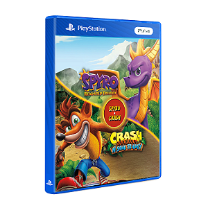 PACOTE DE JOGO SPYRO + CRASH REMASTERED - PS4