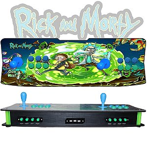 Fliperama Portátil Shark 2 Completo Rick and Morty