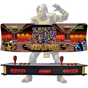 Fliperama Portátil Shark 2 Completo Mortal Kombat
