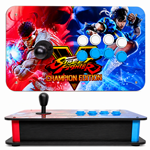 Controle Arcade USB Americano - Zero Delay - Street 03