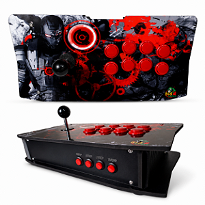 Controle Arcade USB - Japones Turbo - Warmachine