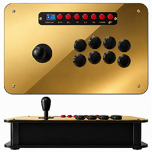 Controle Arcade USB - PC / PS4 / PS5 - Gold
