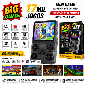 Mini Game Portatil Big Games 17mil jogos