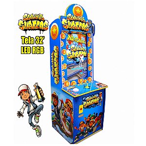 Arcade RGB Vertical Tela 32 polegadas Subway Surf