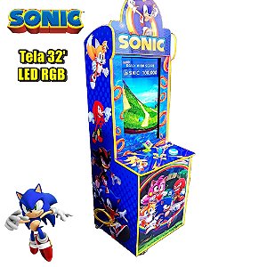 DUPLICADO - Arcade RGB Vertical Tela 32 polegadas SONIC DASH