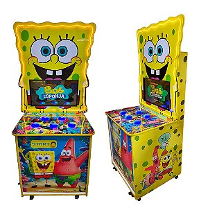 Máquina Arcade Interativa Bob Esponja – LED