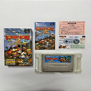 Donkey Kong Country 2 – Super Famicom / SNES Japonês Original