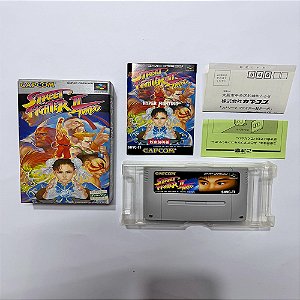 Street Fighter II Original Japonês Super Famicom SNES – CIB Completo