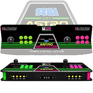 DUPLICADO - Fliperama Portátil Shark 2 Completo Astro City Sega