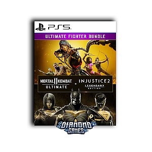 Pacote Mortal Kombat 11 Ultimate + Injustice 2 Ed. Lendária PS5 I VERSÃO DIGITAL