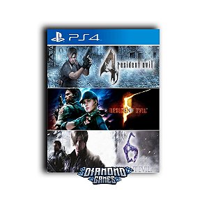 Pacote Triplo Resident Evil PS4 I VERSÃO DIGITAL