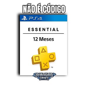 PlayStation Plus Essential I 12 MESES I PS4