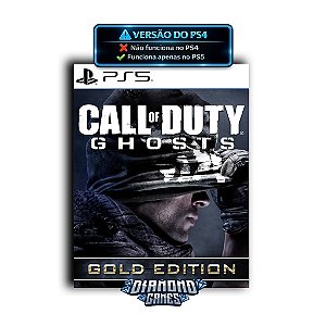 Call of Duty Ghosts Edição Ouro PS5 I VERSÃO DIGITAL