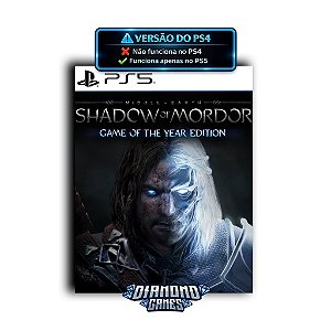 Terra-média: Sombras de Mordor PS5 I VERSÃO DIGITAL