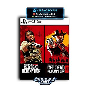 Bundle Red Dead Redemption PS4 e Red Dead Redemption 2 PS5 I VERSÃO DIGITAL