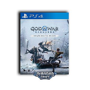 God of War Ragnarök Edição Digital Deluxe PS4 I VERSÃO DIGITAL
