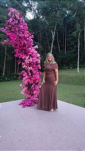 Vestido Longo em Tule