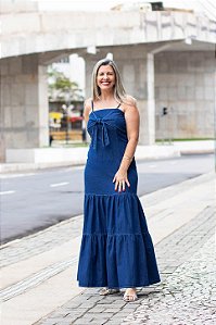 Vestido Jeans Longo