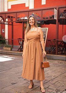 Vestido em alfaiataria premium