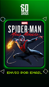 Spider Man Miles Morales PS4 ou PS5 - Mídia Digital