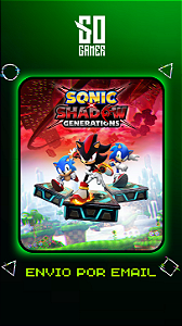 Sonic x Shadow Generations PS4 ou PS5 - Mídia Digital