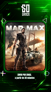 Mad Max PS4 ou PS5 - Mídia Digital