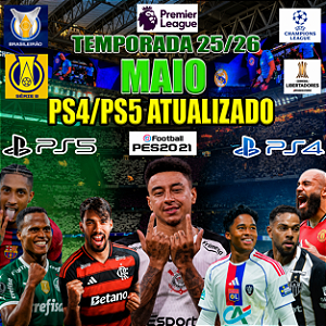 Option File PES 2021 PS4 e PS5 Atualizado
