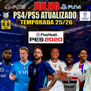 Option File PES 2020 PS4 e PS5 Atualizado