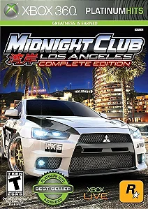 Midnight Club Xbox 360 Mídia Digital