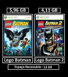 Lego Batman 1 e 2 Xbox 360 Digital