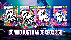 Combo Just Dance 4 em 1 Xbox 360 Mídia Digital