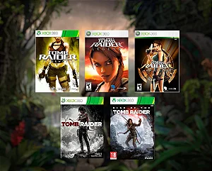 Combo Tomb Raider Xbox 360 Mídia Digital