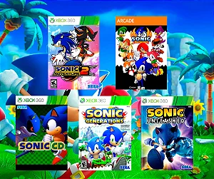 Combo Sonic Xbox 360 Mídia Digital