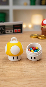 Chaveiro Container Power-Up Amarelo