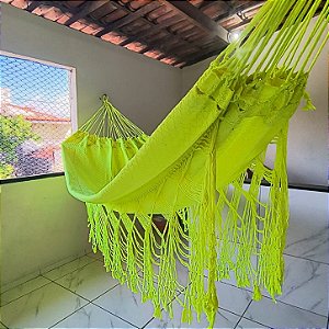 rede descanso losango verde neon