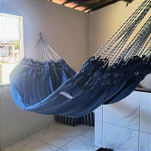 rede descanso jeans azul