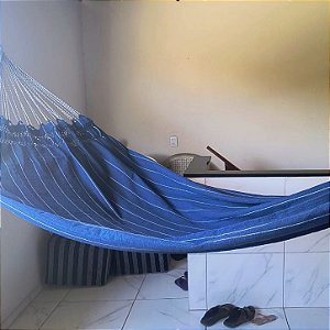 rede descanso jeans azul