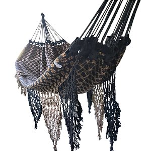 rede florzinha preto / caramelo