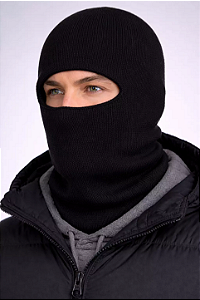 Touca Balaclava Ninja em Lã Tricô