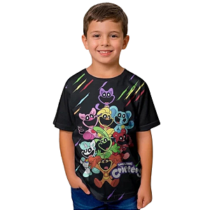 Camiseta Infantil Menino Estampa Smiling Critters Personagens