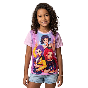 Camiseta Infantil Menina K-Pop Estilo Pop Stars