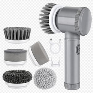 Escova de limpeza elétrica multifuncional para cozinha e banheiro - purificador