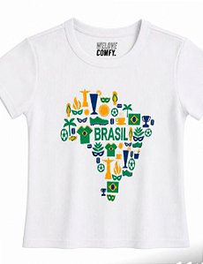 T- shirt canelada BRASIL é show