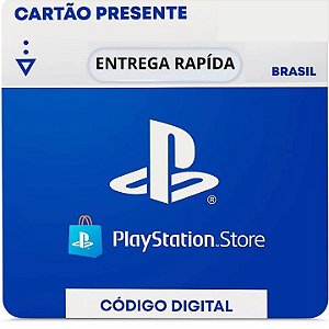 Cartão Presente Pré Pago Playstation R$ 200 Reais