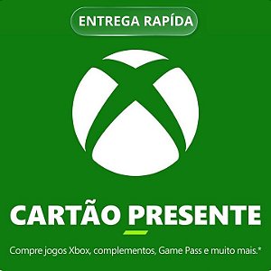 Cartão Presente Pré Pago Xbox Live R$ 100 Reais