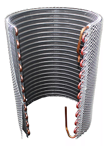 SERPENTINA DE COBRE ORIGINAL MIDEA AIR VOLUTION BARRIL 12.000 BTUS - 38TFCA12S5