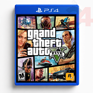 GTA 5 Grand Theft Auto V PS4 Mídia Digital